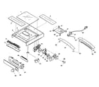 Aiwa XR-X77 cabinet parts diagram