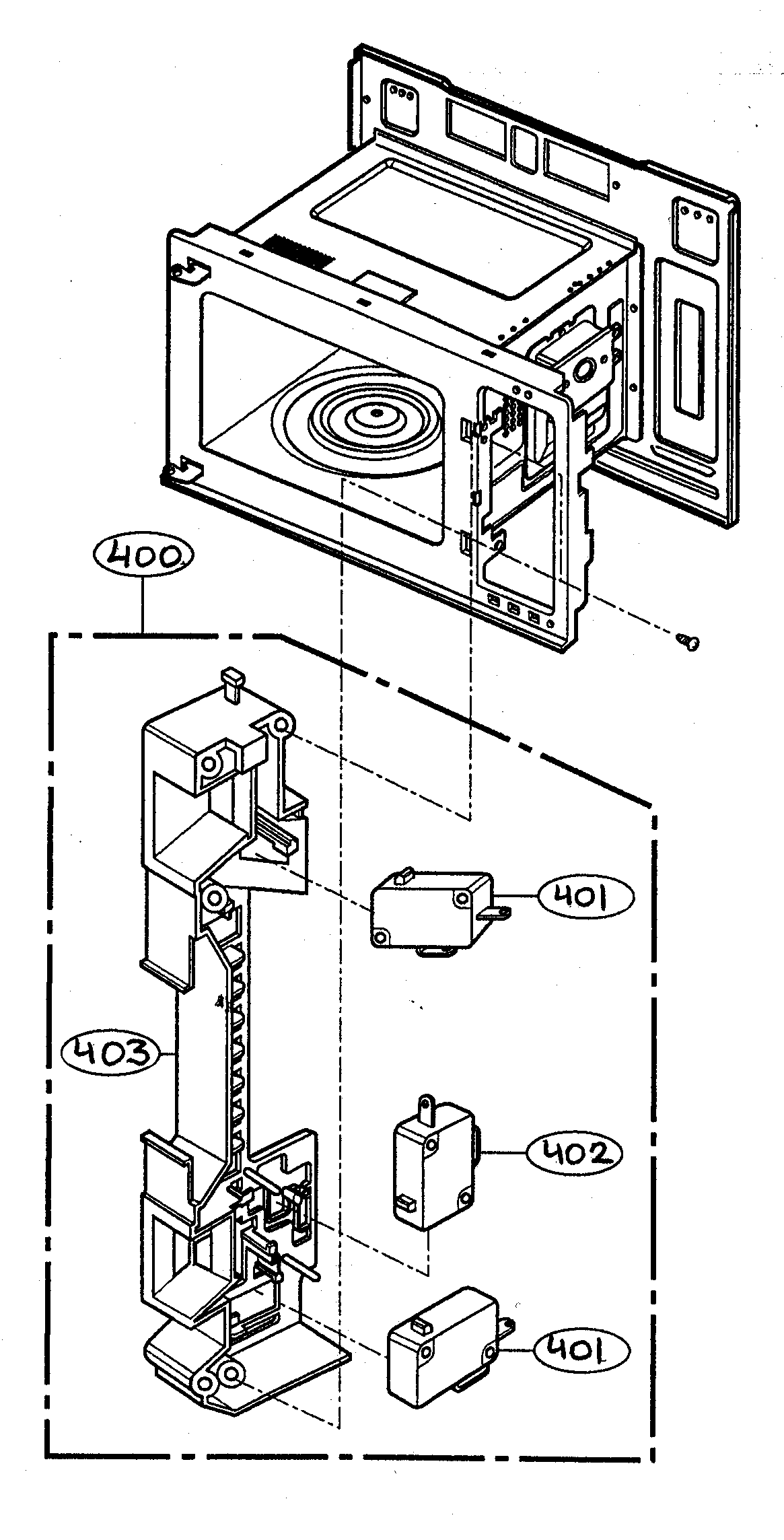 Latch board parts