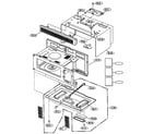 Goldstar MV-1401W oven cavity diagram