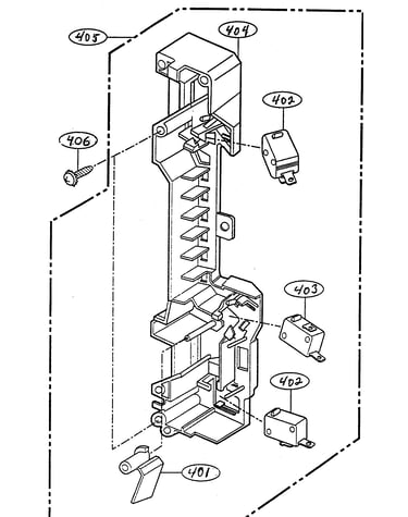 Latch board parts