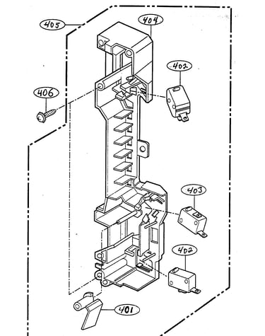 Latch board parts