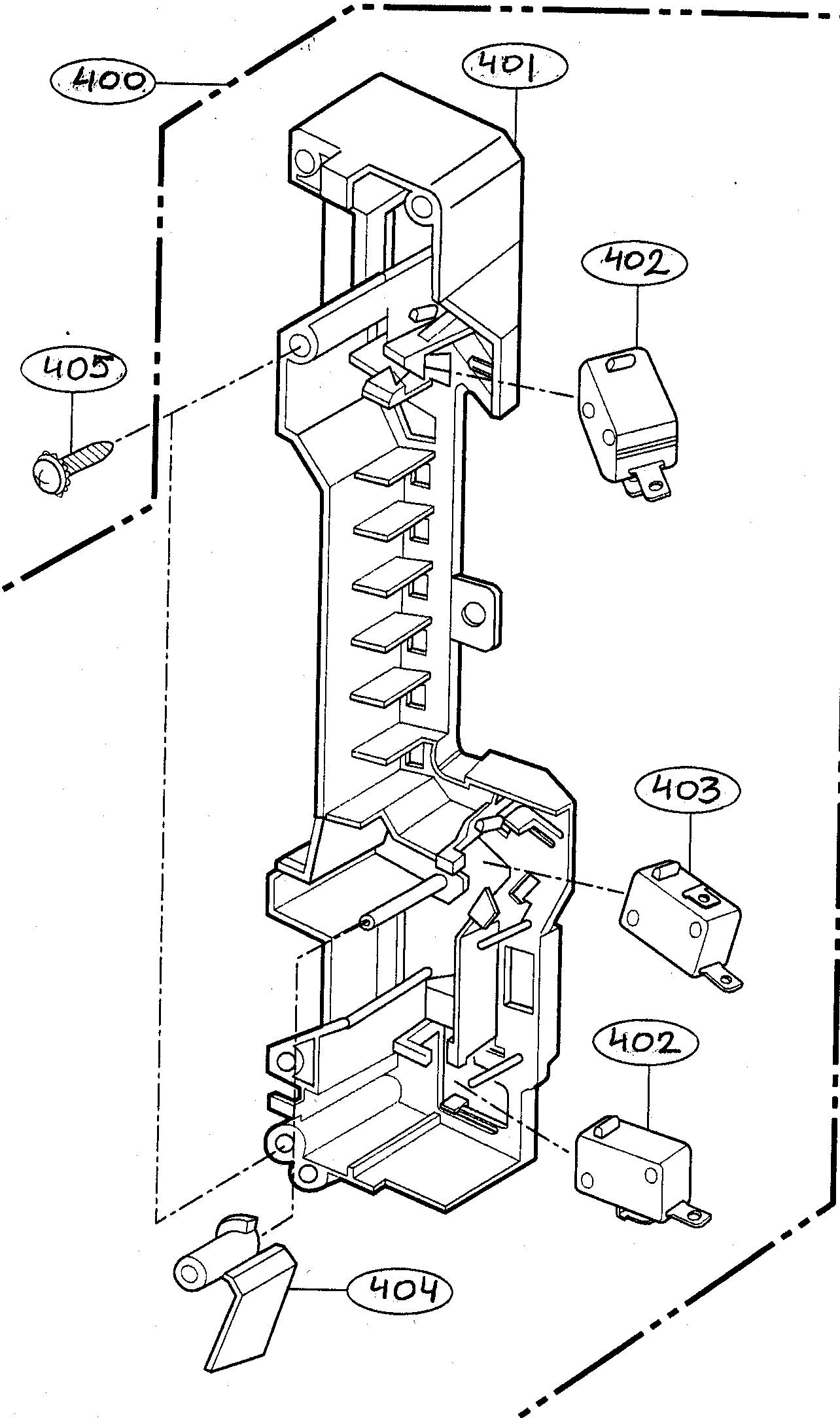 Latch board parts