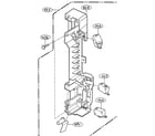 Goldstar MV-1725W latch board parts diagram