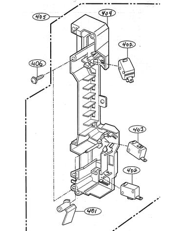 Latch board parts