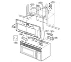 Goldstar MV-1725W installation parts diagram