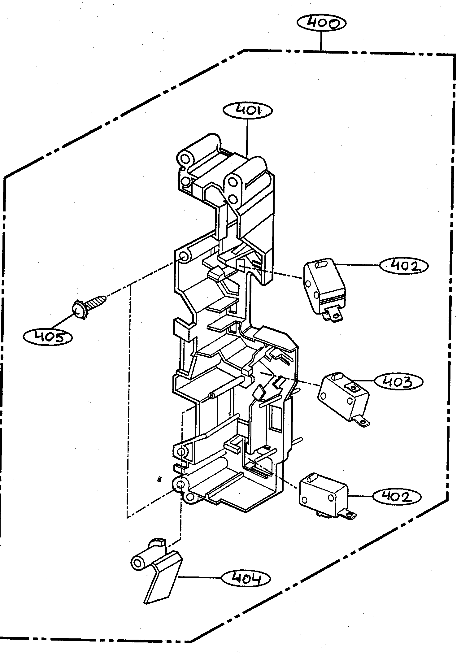 Latch board parts
