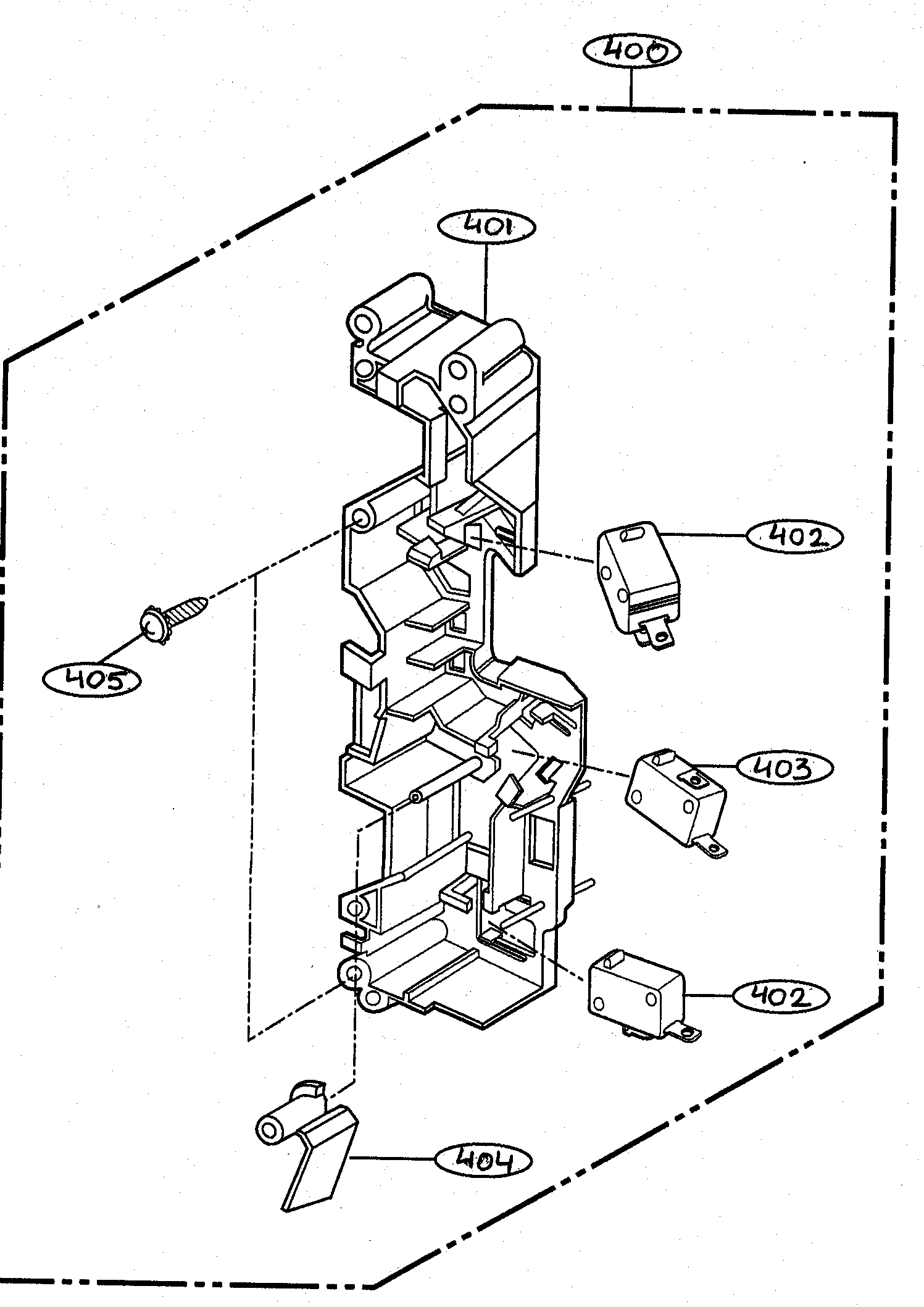 Latch board parts