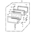 Goldstar MV-1155W door parts diagram