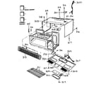 Goldstar MV-1155W oven cavity diagram