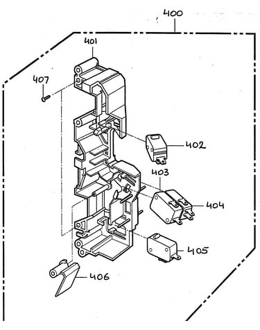 Latch board parts