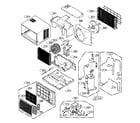 Goldstar LW-B0812CL cabinet parts diagram