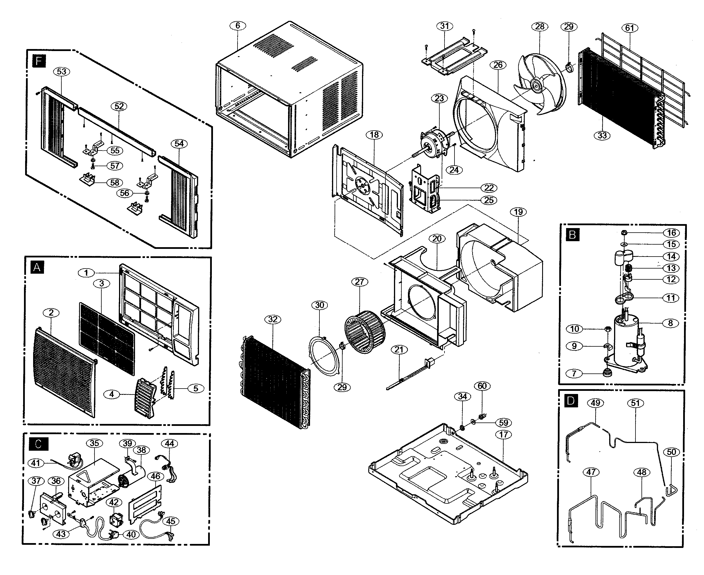 Cabinet parts