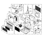 LG HBLG06M cabinet parts diagram