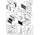 LG HBLG6000R cabinet parts diagram