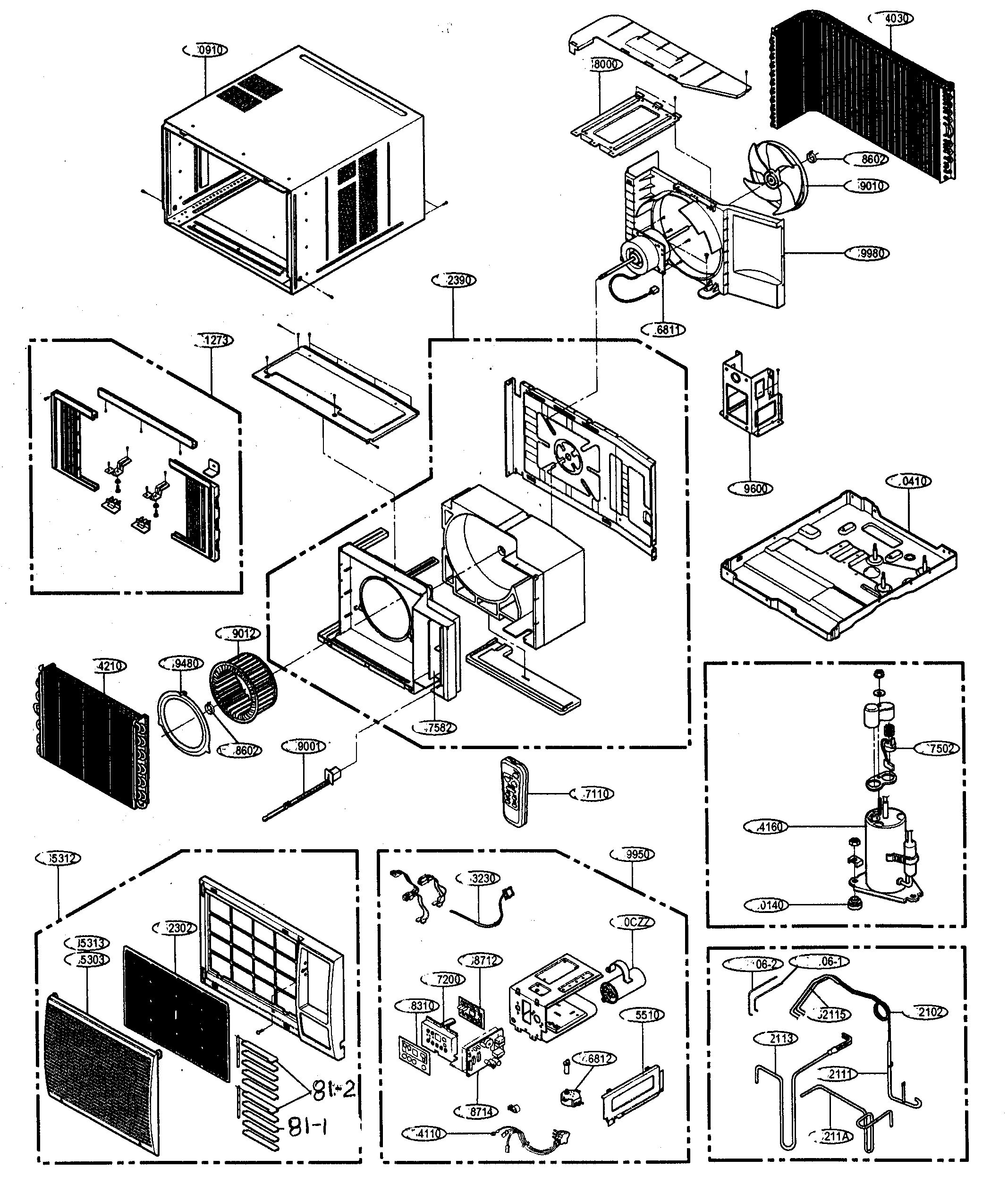 Cabinet parts