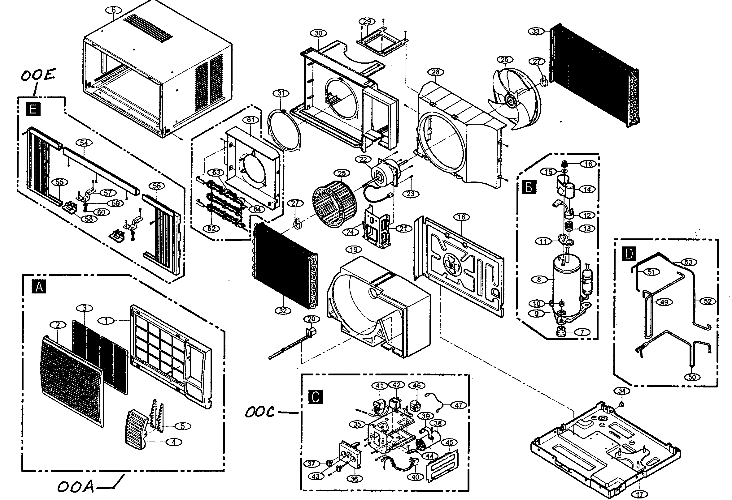 Cabinet parts