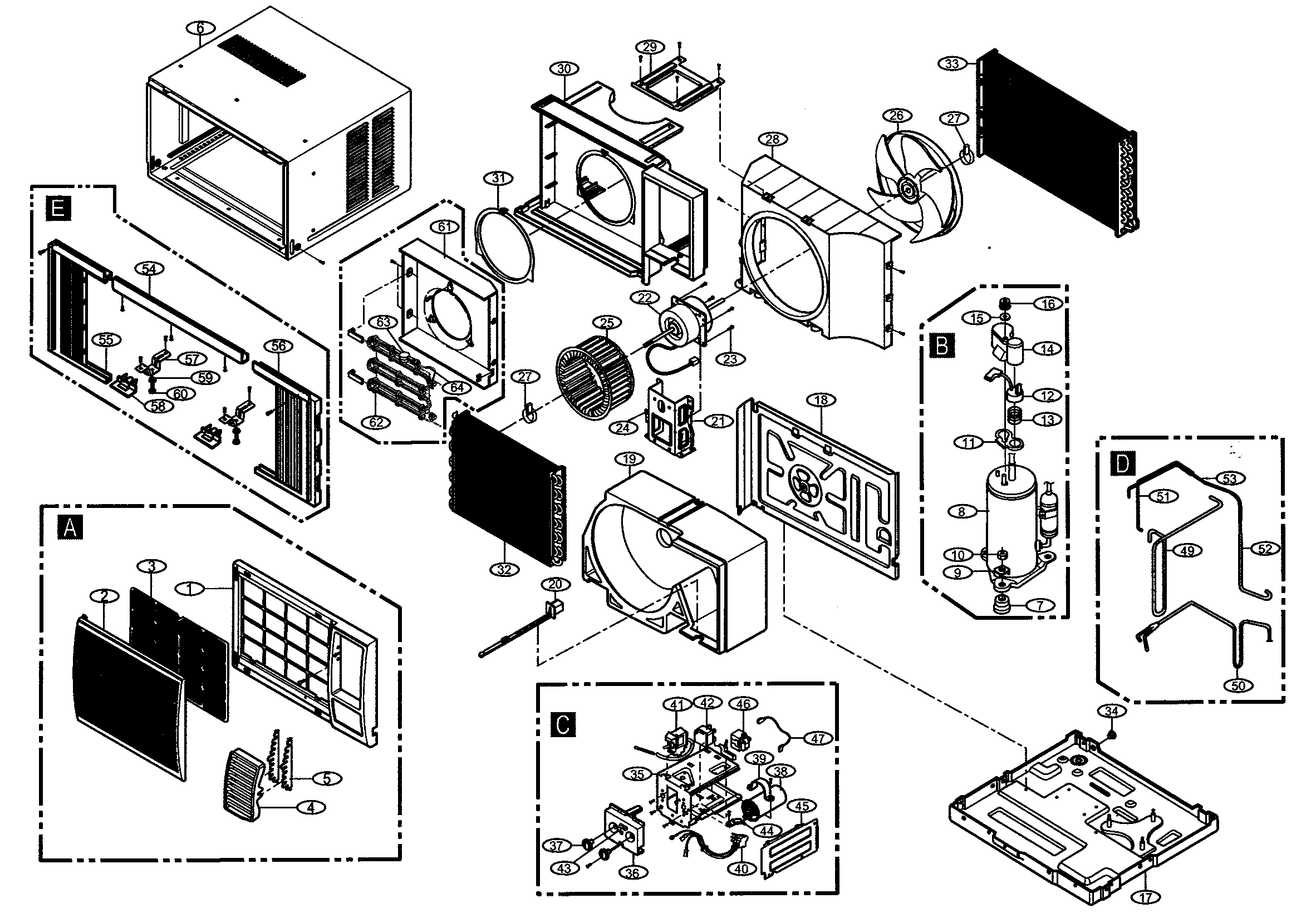 Cabinet parts