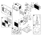Goldstar R8000 cabinet parts diagram