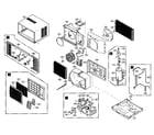 LG R1200 cabinet parts diagram
