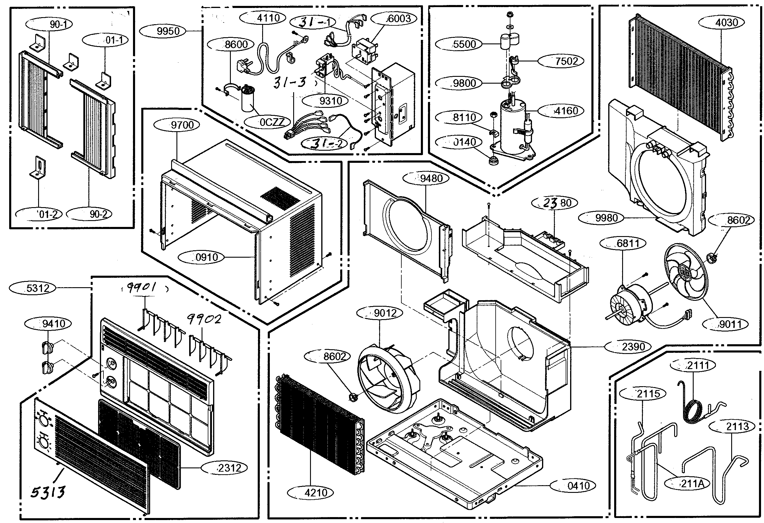 Cabinet parts