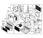 Goldstar R5000 cabinet parts diagram