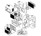 Goldstar LW-B0714CL cabinet parts diagram