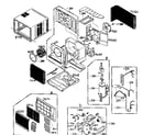 LG HBLG140 cabinet parts diagram