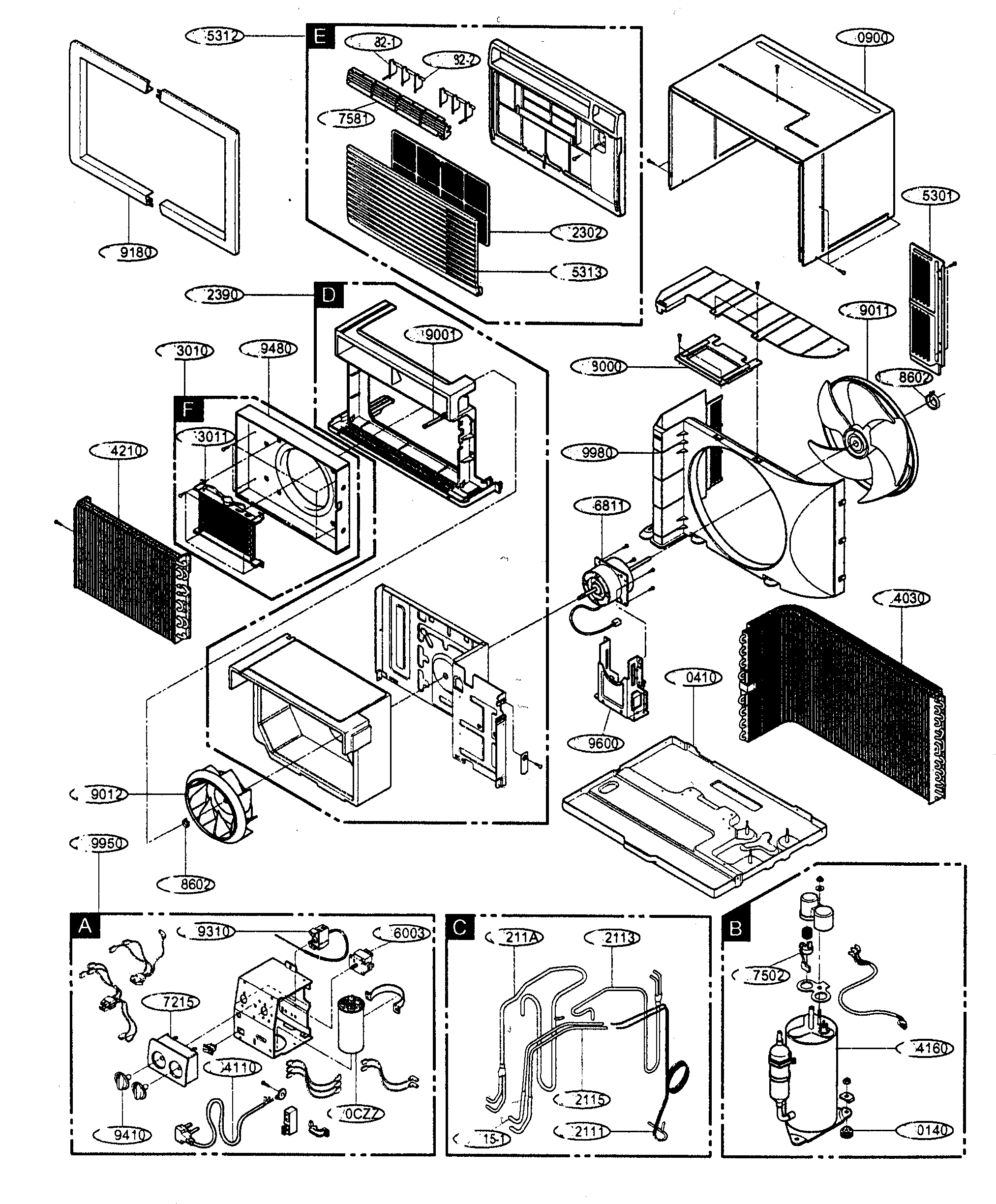 Cabinet parts