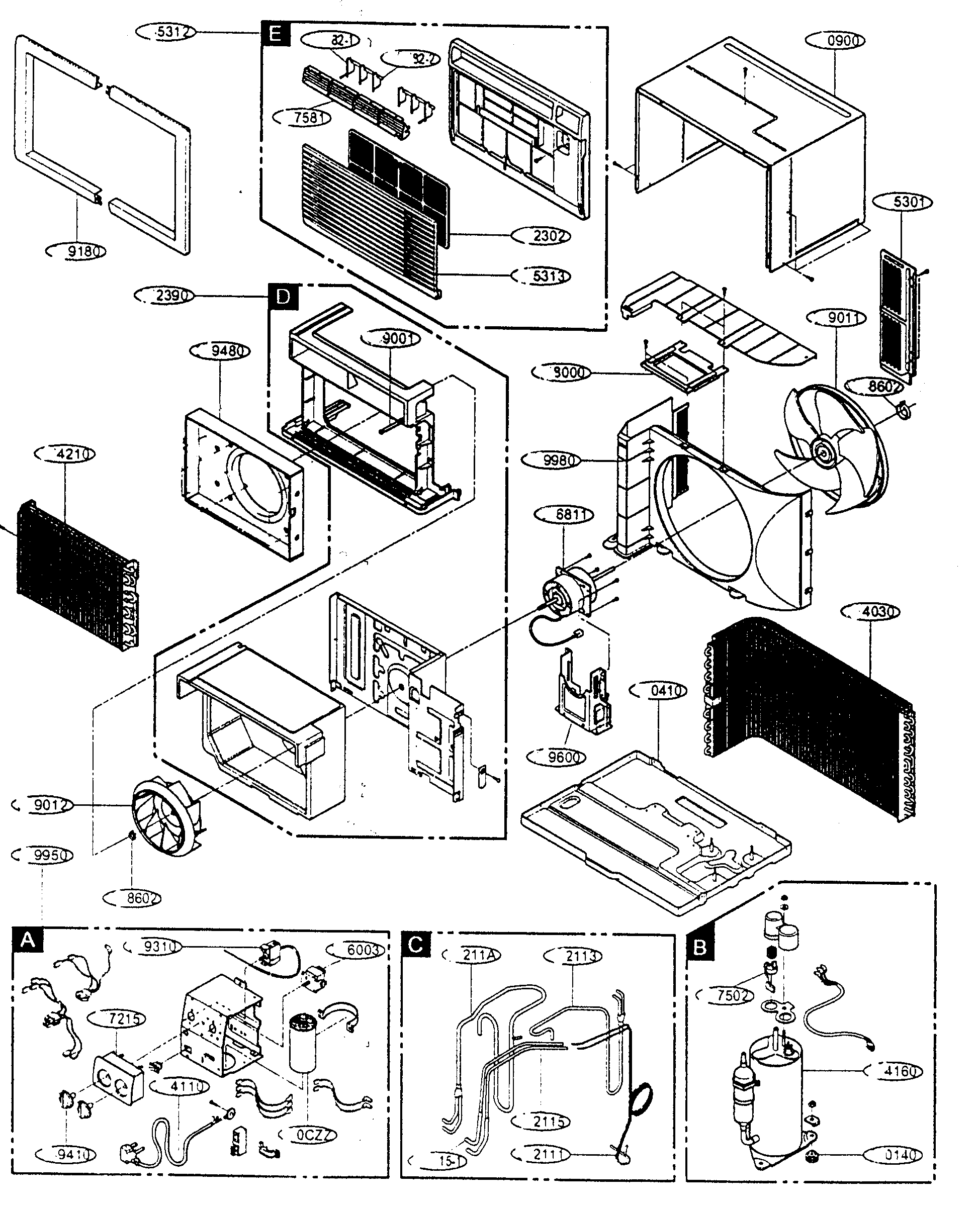 CABINET PARTS