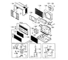 LG LWJ0510ACG cabinet parts diagram