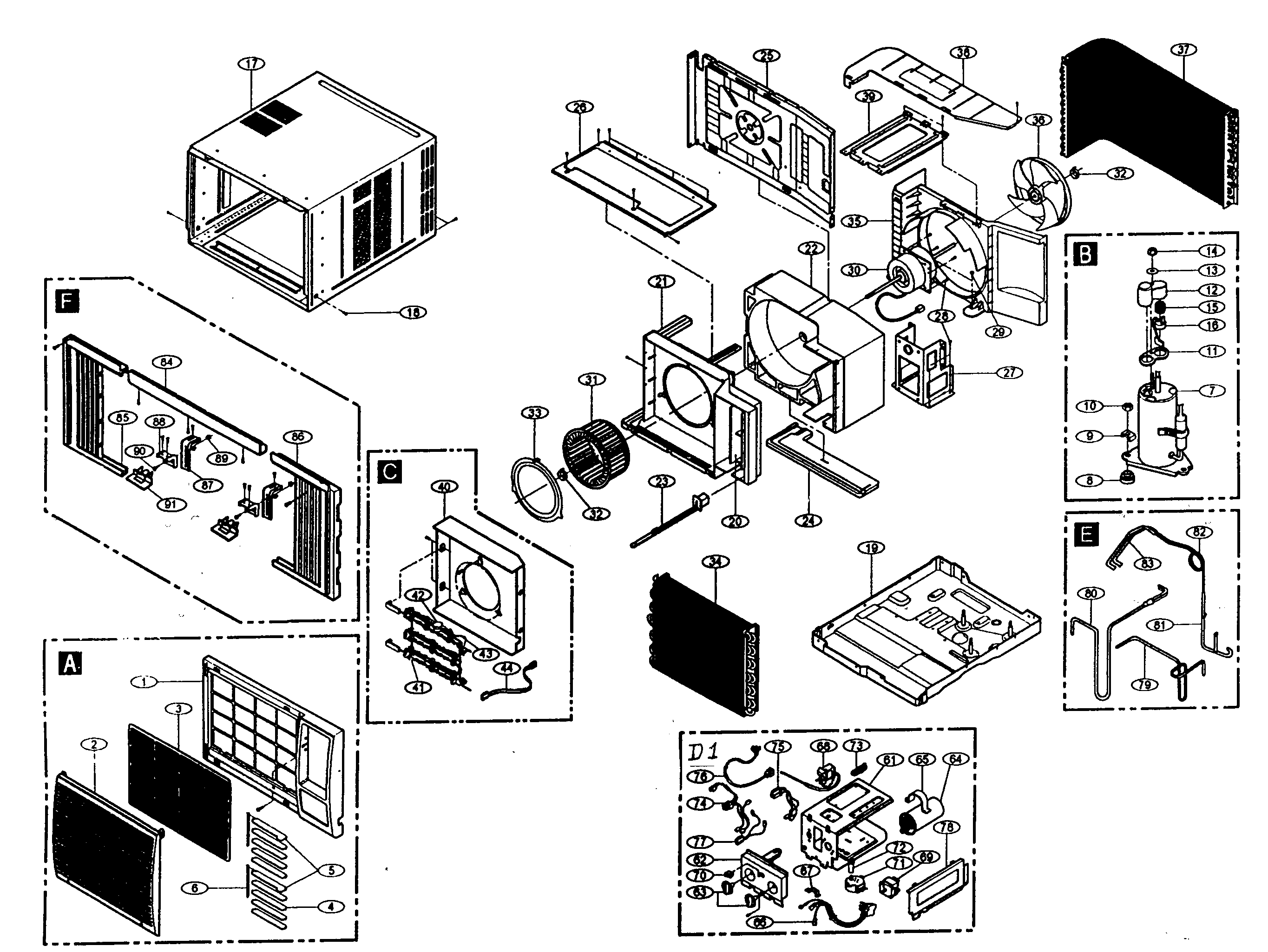 Cabinet parts
