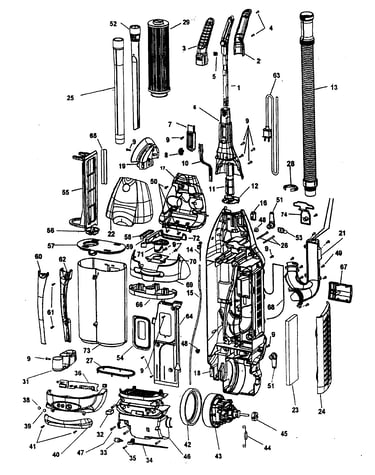 Upright assy