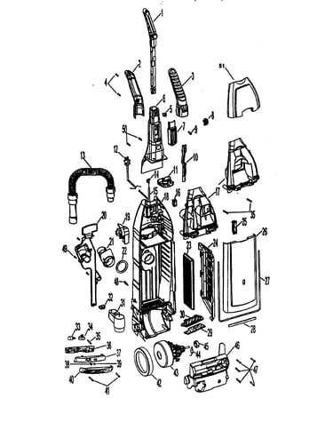 Upright assy
