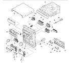 Aiwa NSX-D30 cabinet parts diagram