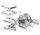 JVC MX-K30 cabinet parts diagram
