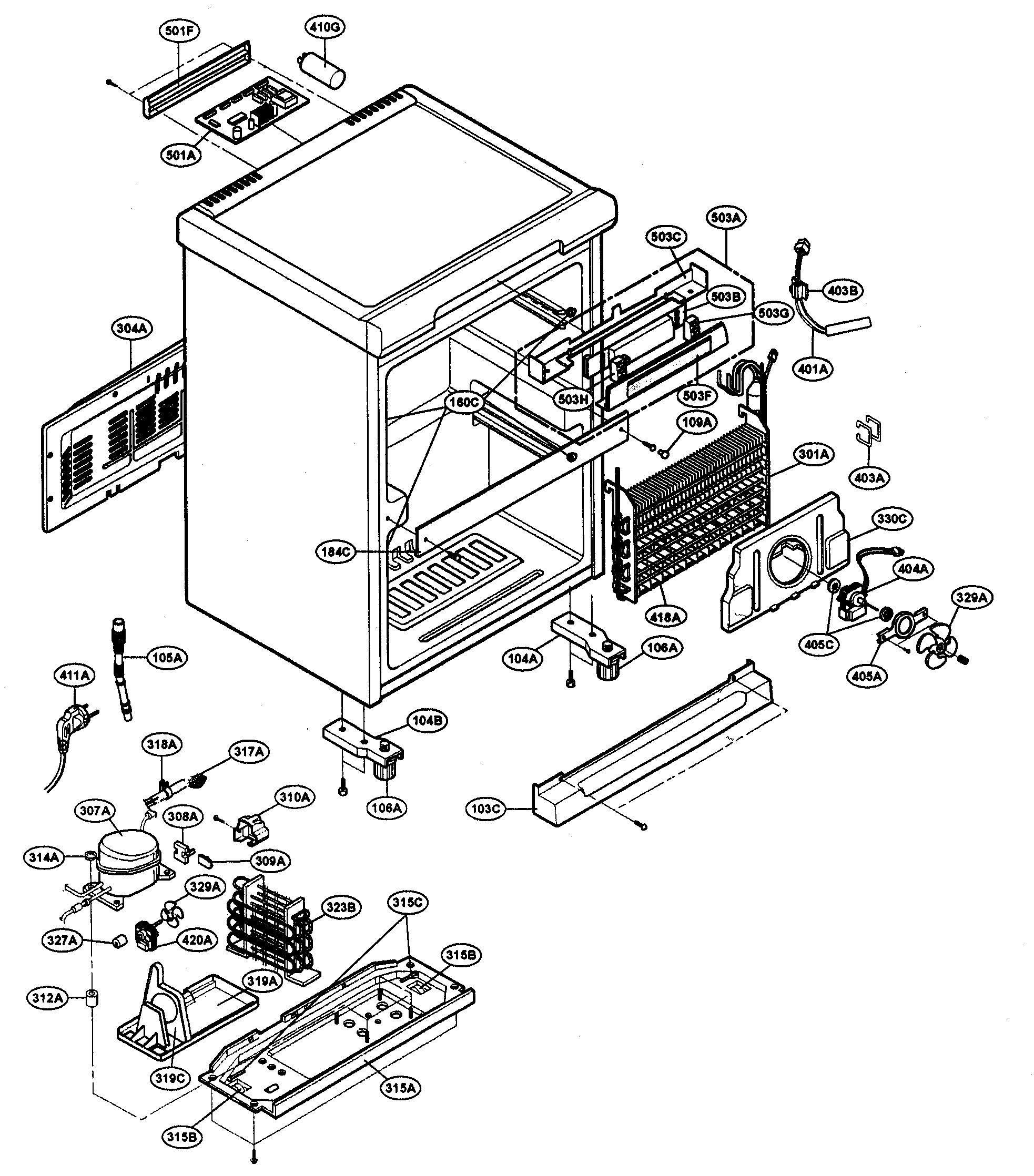Cabinet parts