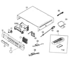 Yamaha DVR-S60 cabinet parts diagram