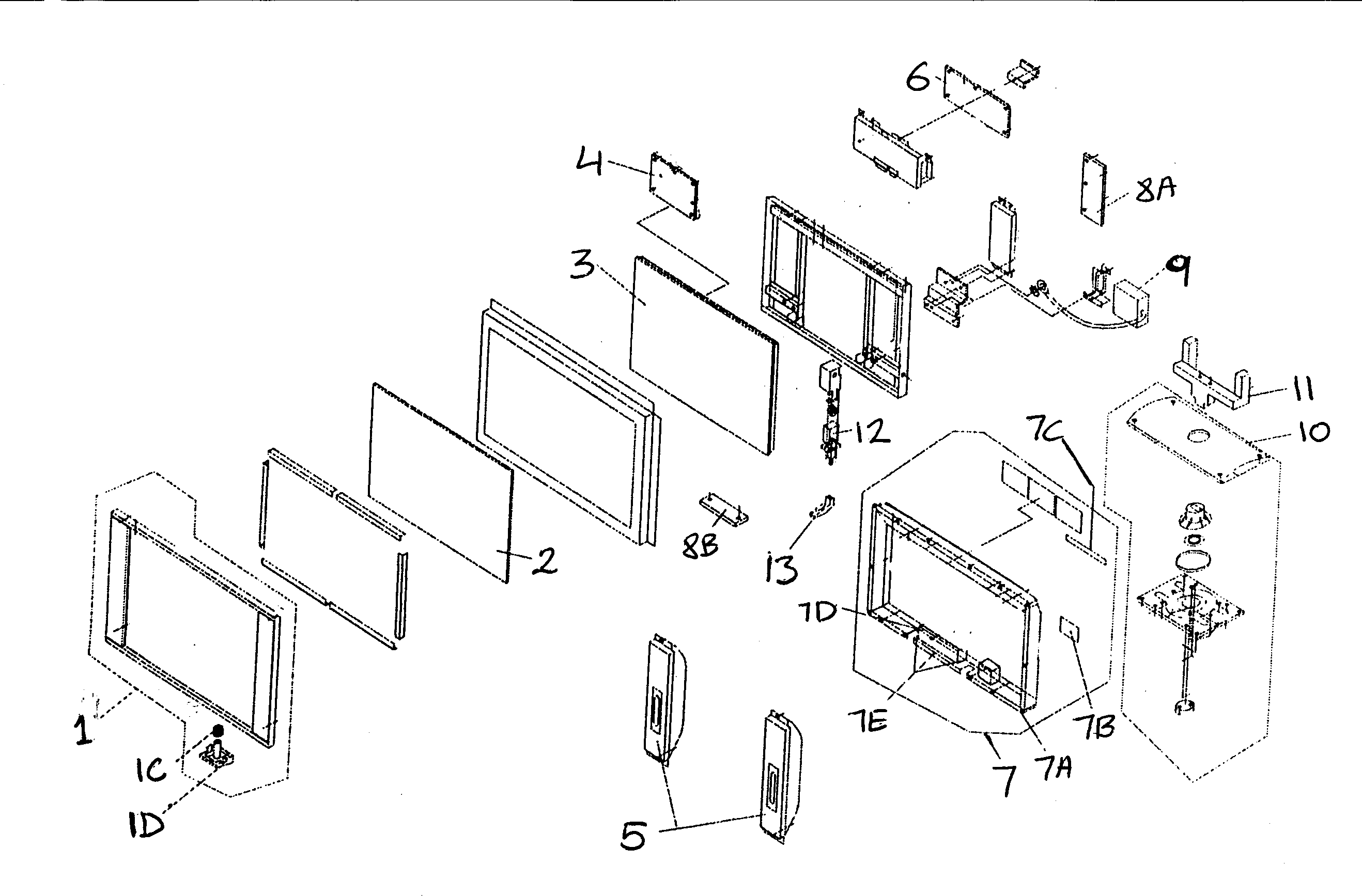 Cabinet parts,32hdt20m