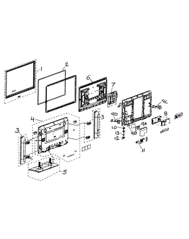 Cabinet parts,42hdt20m