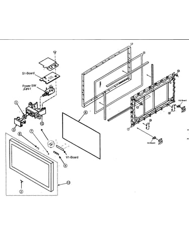 Front cabinet parts