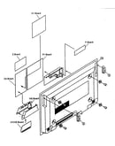 Back cabinet parts