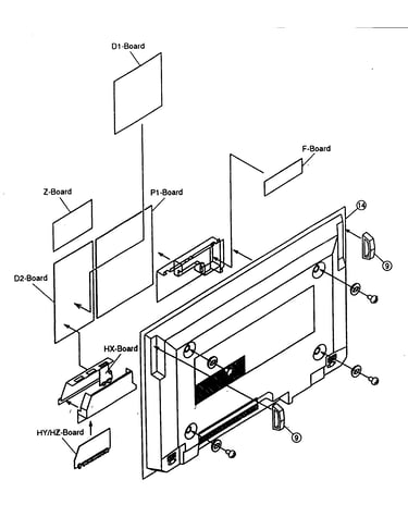 Back cabinet parts