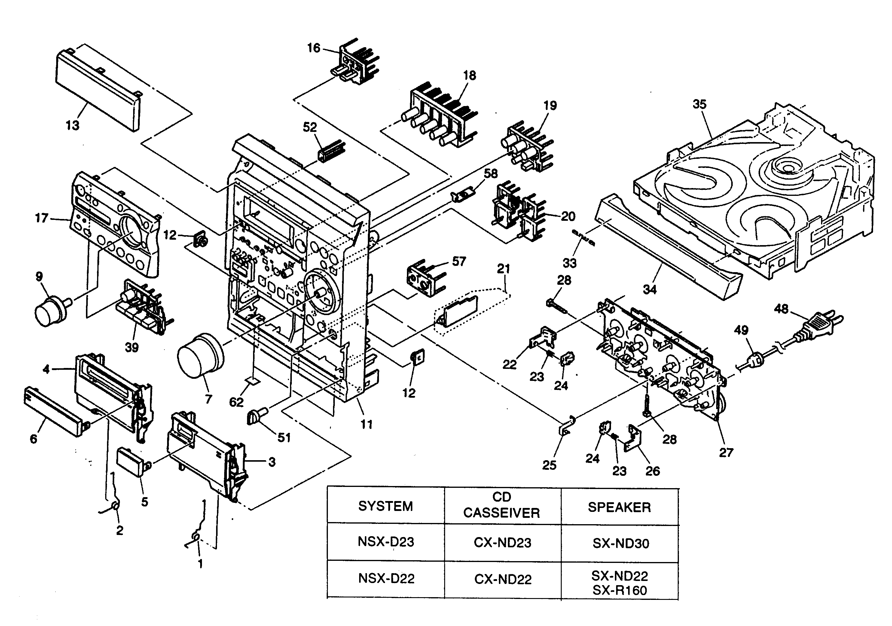 CABINET PARTS