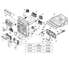 Aiwa NSX-D23 cabinet parts diagram