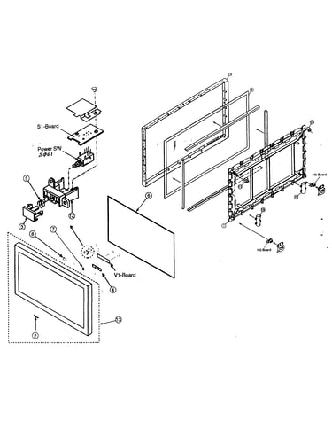 Front cabinet parts