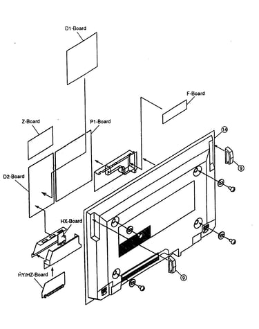 Back cabinet parts