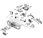 JVC RC-BM5 cabinet parts diagram