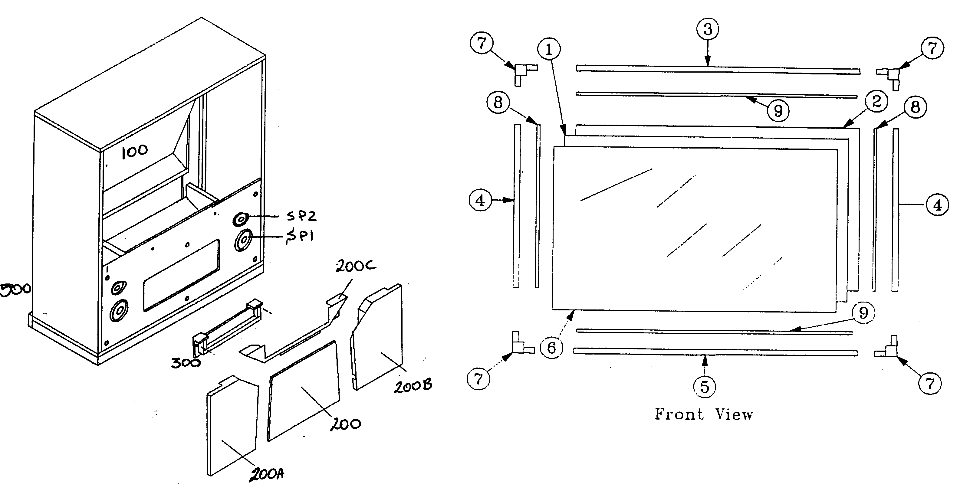 Cabinet parts