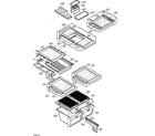 Kenmore 79573263301 refigerator parts diagram