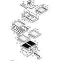Kenmore 79573263300 refigerator parts diagram